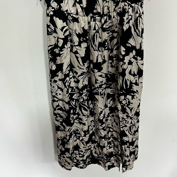 Evereve Winona Satin Floral Midi Dress - Picture 7 of 15